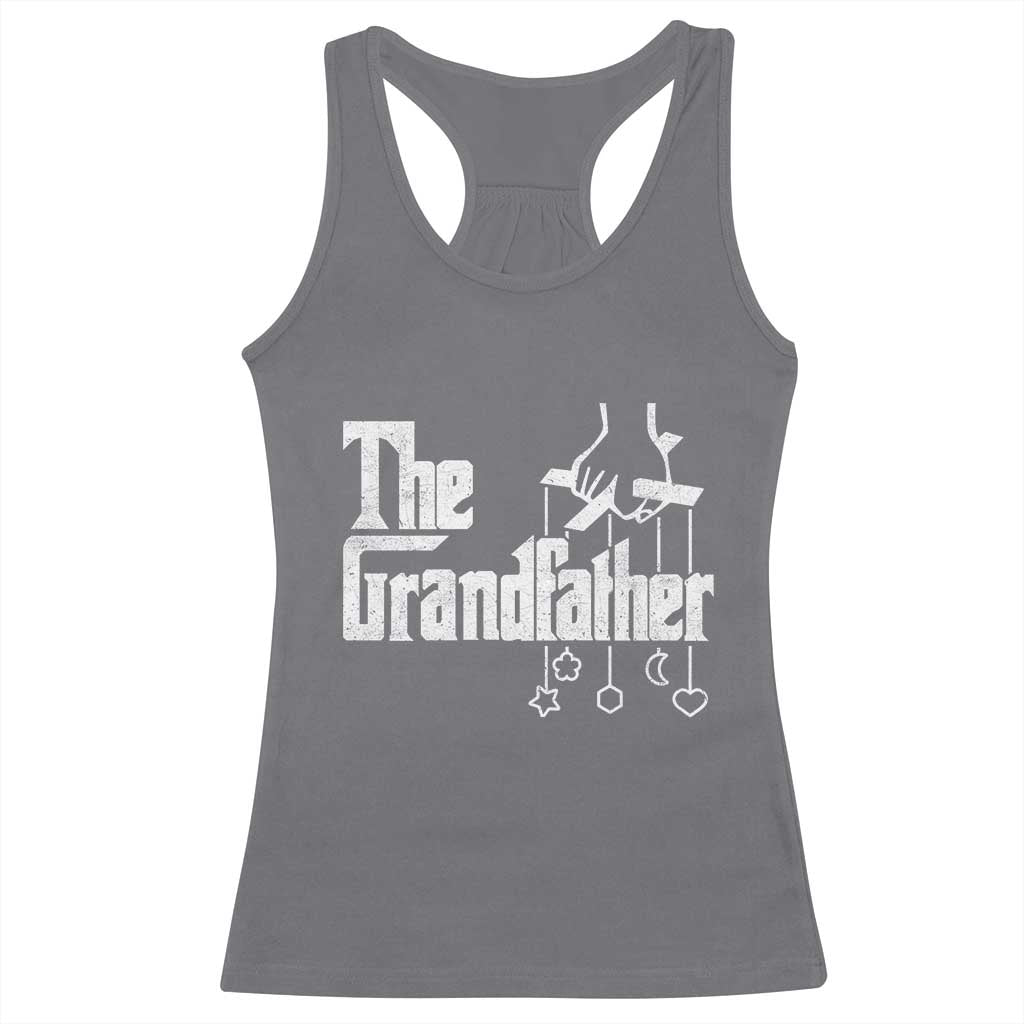 The Grandfather Racerback Tank Top Funny Grandpa Italian Mafia Style Father's Day
