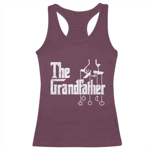 The Grandfather Racerback Tank Top Funny Grandpa Italian Mafia Style Father's Day