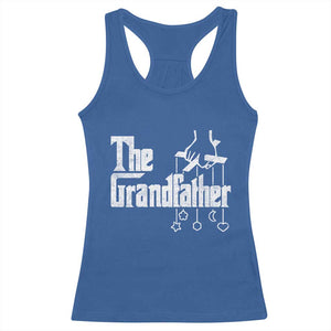 The Grandfather Racerback Tank Top Funny Grandpa Italian Mafia Style Father's Day