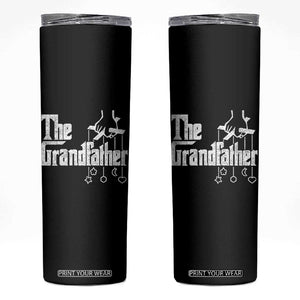 The Grandfather Skinny Tumbler Funny Grandpa Italian Mafia Style Father's Day