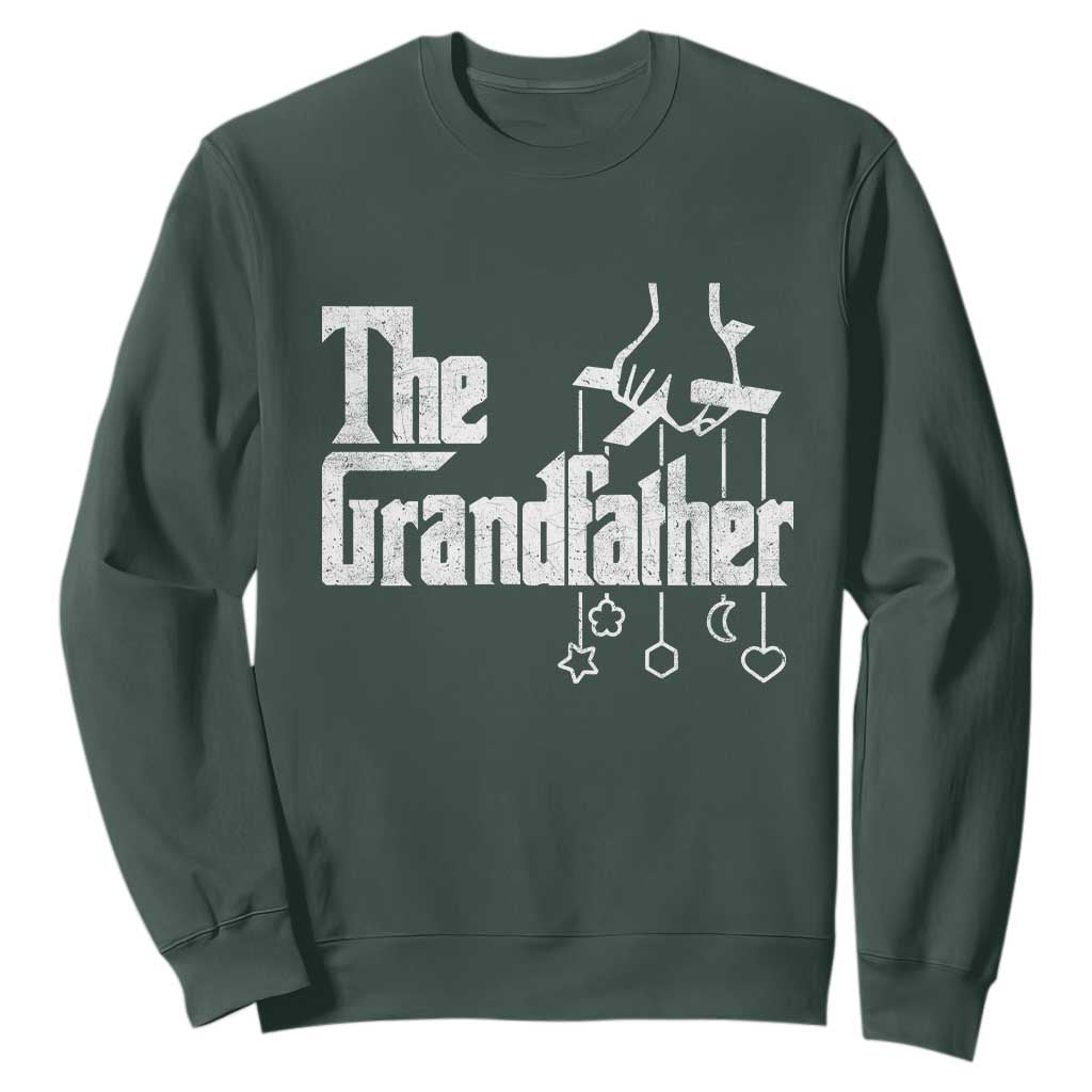 The Grandfather Sweatshirt Funny Grandpa Italian Mafia Style Father's Day