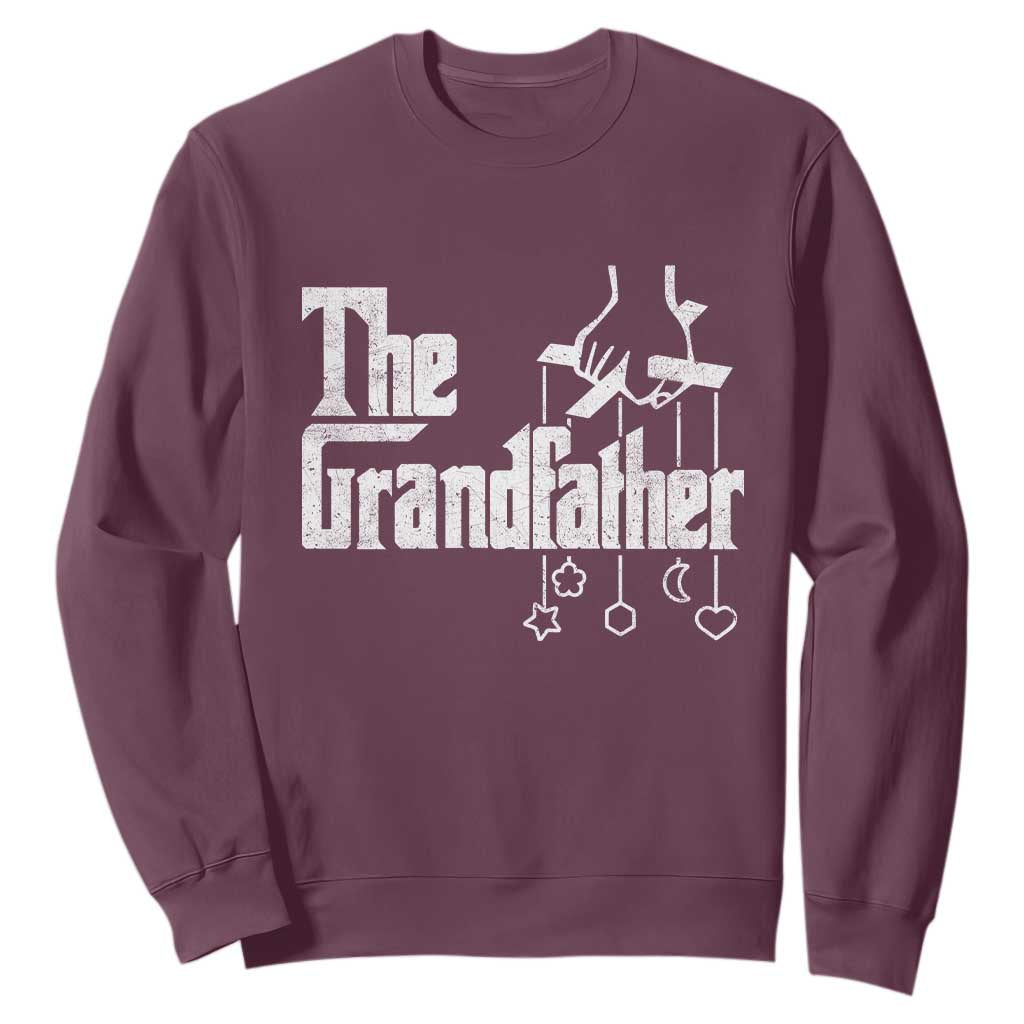 The Grandfather Sweatshirt Funny Grandpa Italian Mafia Style Father's Day
