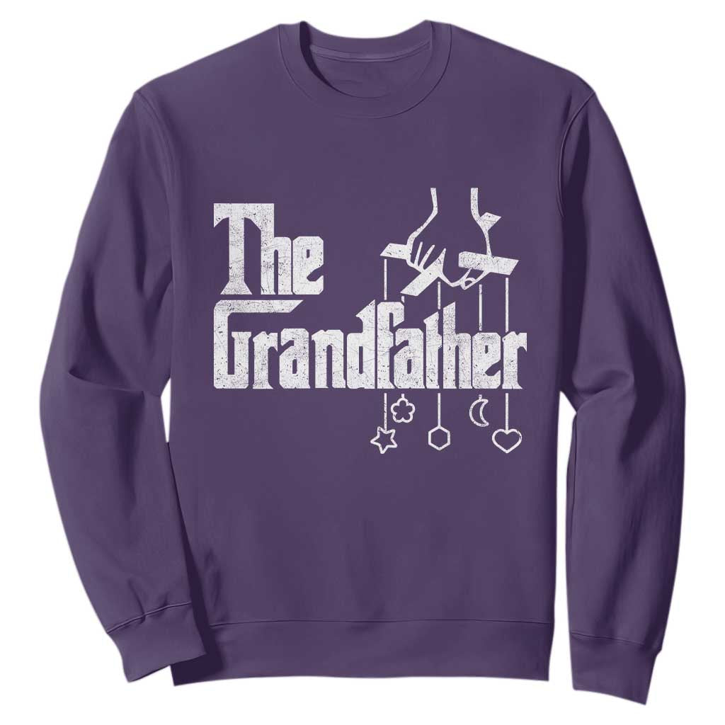 The Grandfather Sweatshirt Funny Grandpa Italian Mafia Style Father's Day