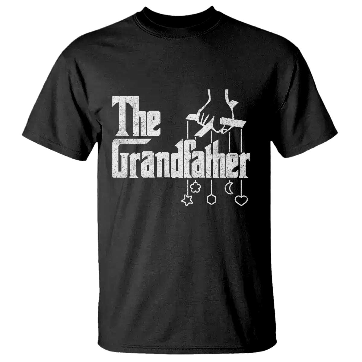 The Grandfather T Shirt Funny Grandpa Italian Mafia Style Father's Day TS11 Black Print Your Wear