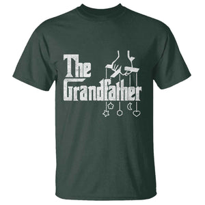 The Grandfather T Shirt Funny Grandpa Italian Mafia Style Father's Day