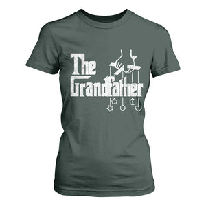The Grandfather T Shirt For Women Funny Grandpa Italian Mafia Style Father's Day