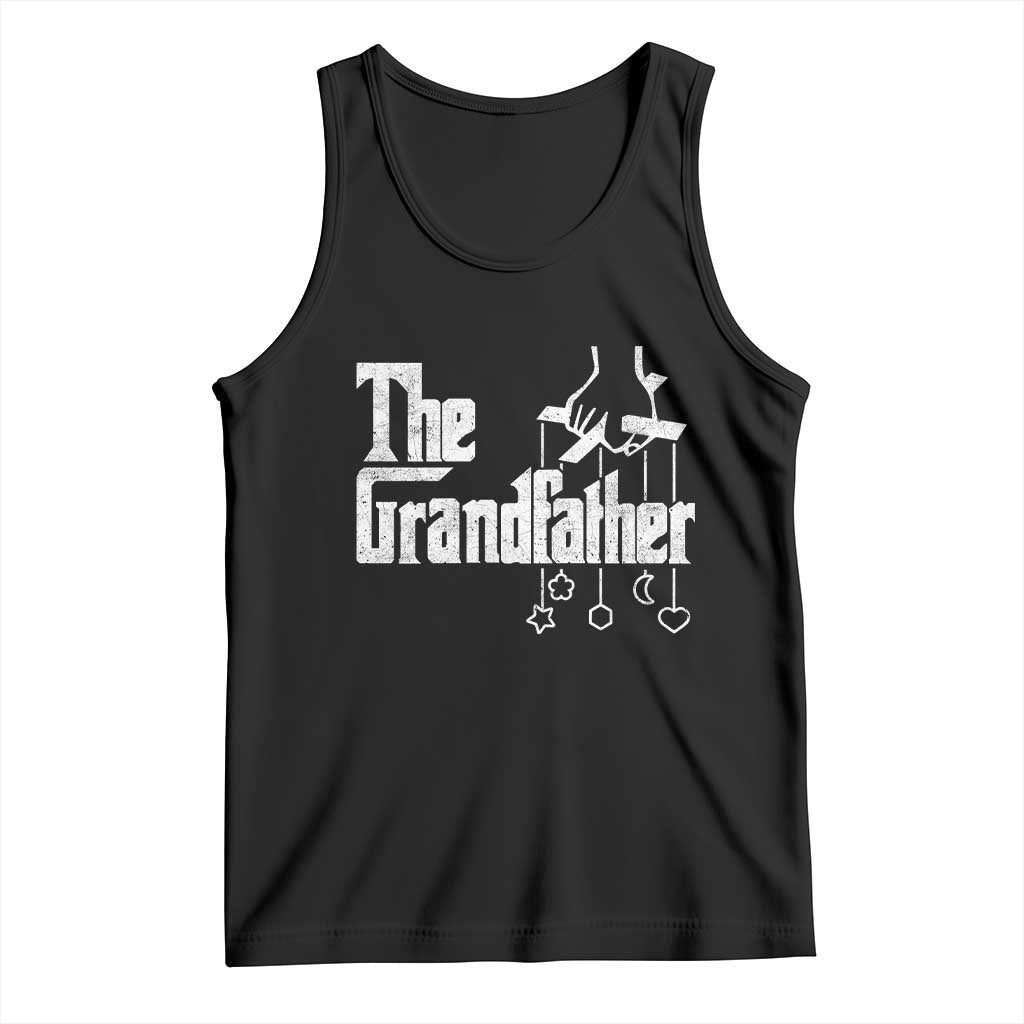 The Grandfather Tank Top Funny Grandpa Italian Mafia Style Father's Day TS11 Black Print Your Wear