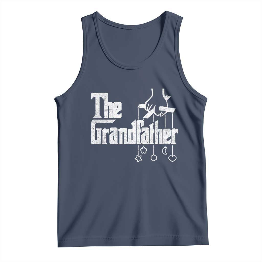 The Grandfather Tank Top Funny Grandpa Italian Mafia Style Father's Day