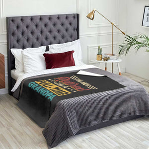 I Am Not Retired I Am A Full Time Grandpa Throw Blanket Funny Retirement Grandfather Father's Day TS11 Print Your Wear