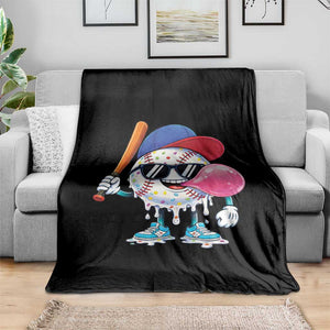 Baseball Bubble Gum Sports Game Day Throw Blanket TS11 Print Your Wear