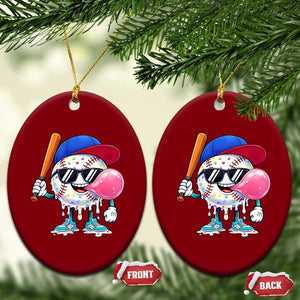 Baseball Bubble Gum Sports Game Day Ceramic Ornament TS11 Print Your Wear