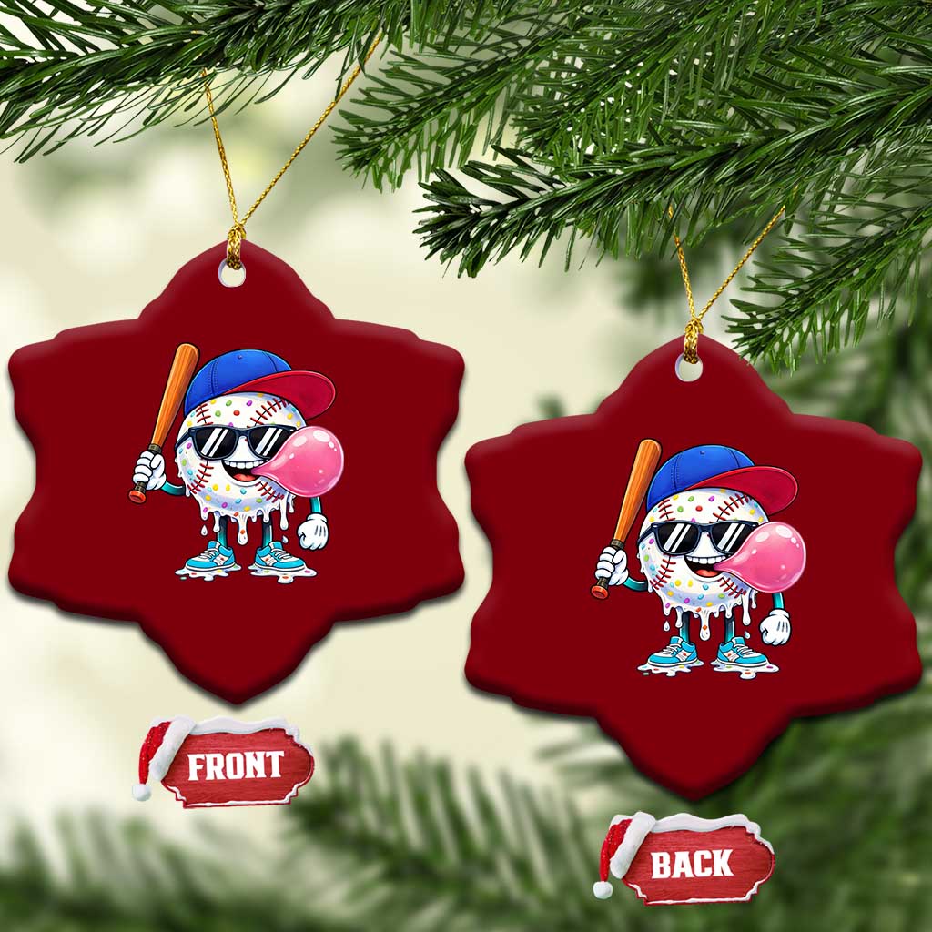Baseball Bubble Gum Sports Game Day Ceramic Ornament TS11 Print Your Wear