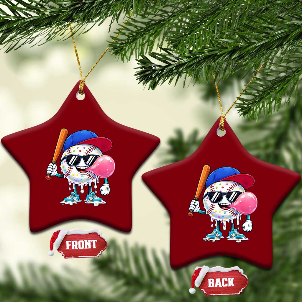 Baseball Bubble Gum Sports Game Day Ceramic Ornament TS11 Print Your Wear