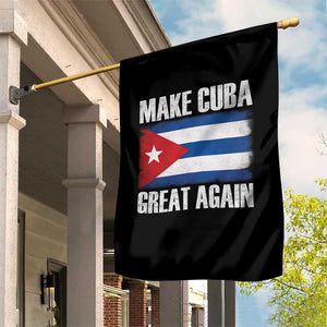 Make Cuba Great Again Garden Flag Vintage Cuban Map TS11 Print Your Wear