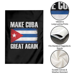 Make Cuba Great Again Garden Flag Vintage Cuban Map TS11 Print Your Wear