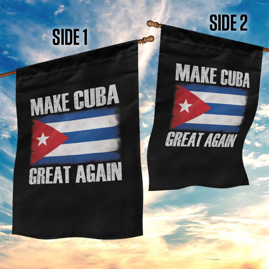 Make Cuba Great Again Garden Flag Vintage Cuban Map TS11 Print Your Wear