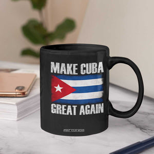 Make Cuba Great Again Coffee Mug Vintage Cuban Map TS11 Print Your Wear