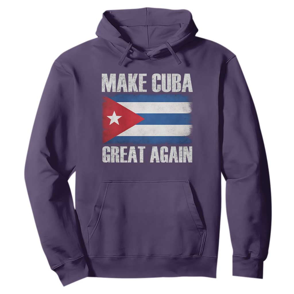 Make Cuba Great Again Hoodie Vintage Cuban Map TS11 Purple Print Your Wear