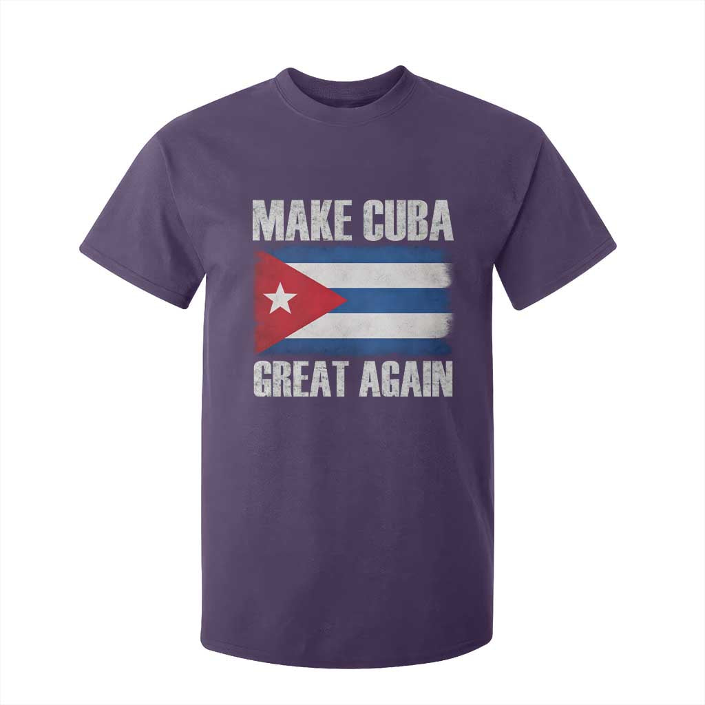 Make Cuba Great Again T Shirt For Kid Vintage Cuban Map TS11 Purple Print Your Wear