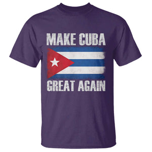 Make Cuba Great Again T Shirt Vintage Cuban Map TS11 Purple Print Your Wear