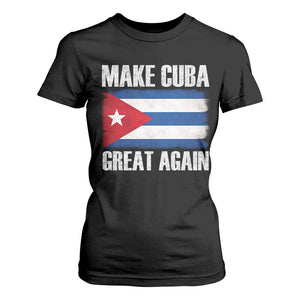 Make Cuba Great Again T Shirt For Women Vintage Cuban Map TS11 Black Print Your Wear