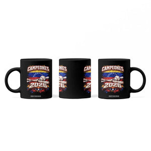 Venezuela Campeones 2026 Baseball Championship Coffee Mug Vintage Venezuelan Flag TS11 Print Your Wear