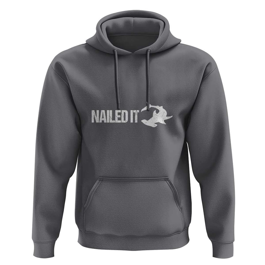 Funny Hammerhead Shark Hoodie Nailed It Shark Lover TS11 Charcoal Print Your Wear