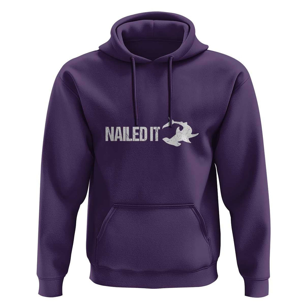 Funny Hammerhead Shark Hoodie Nailed It Shark Lover TS11 Purple Print Your Wear