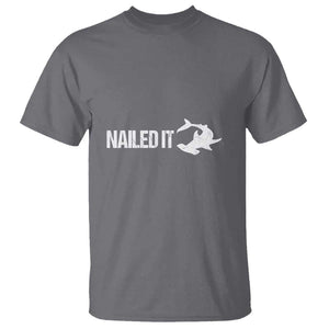 Funny Hammerhead Shark T Shirt Nailed It Shark Lover TS11 Charcoal Print Your Wear