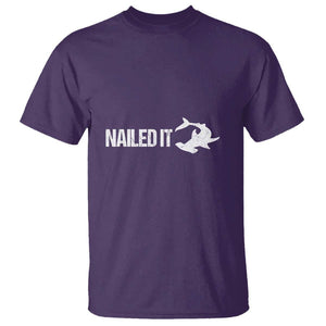 Funny Hammerhead Shark T Shirt Nailed It Shark Lover TS11 Purple Print Your Wear
