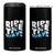 Surfing 4 in 1 Can Cooler Tumbler Ride The Wave Surfer Boardsport Wave TS11 One Size: 16 oz Black Print Your Wear