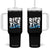 Surfing Tumbler With Handle Ride The Wave Surfer Boardsport Wave TS11 One Size: 40 oz Black Print Your Wear