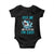 Shark Lover Baby Onesie Feed Me And Tell Me That I'm Cute Ocean TS11 Black Print Your Wear