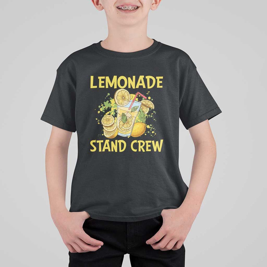 Lemon Stand Boss T Shirt For Kid Lemonade Stand Crew Young CEO Juice TS11 Black Print Your Wear