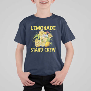Lemon Stand Boss T Shirt For Kid Lemonade Stand Crew Young CEO Juice TS11 Navy Print Your Wear