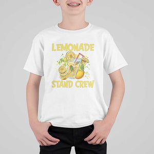 Lemon Stand Boss T Shirt For Kid Lemonade Stand Crew Young CEO Juice TS11 White Print Your Wear
