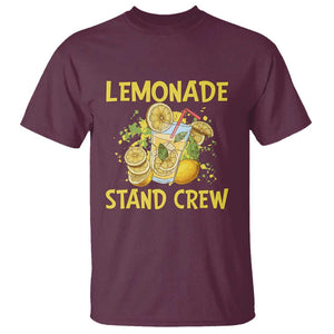 Lemon Stand Boss T Shirt Lemonade Stand Crew Young CEO Juice TS11 Maroon Print Your Wear