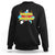 Teachers Sweatshirt Teaching Is My Super Power Retro Comic TS11 Black Print Your Wear