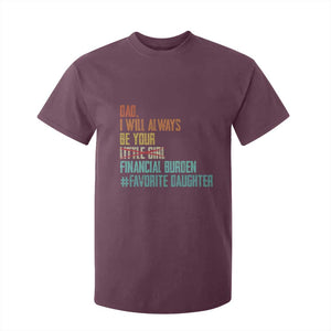 Dad I Will Always Be Your Financial Burden T Shirt For Kid Funny Girl Dad