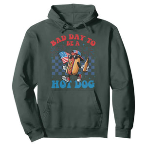 Bad Day To Be A Hot Dog 4th of July Hoodie Funny BBQ Grilling
