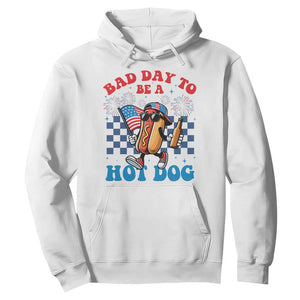 Bad Day To Be A Hot Dog 4th of July Hoodie Funny BBQ Grilling