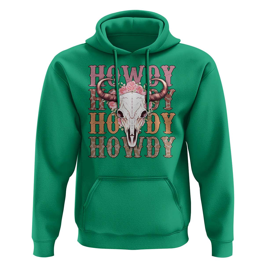 Country Cowgirl Hoodie Howdy Rodeo Cowboy Flower Skull TS11 Irish Green Print Your Wear