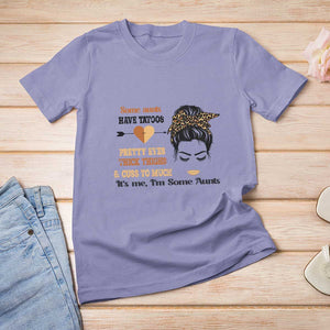 Funny Auntie T Shirt For Women Some Aunts Cuss Too Much TS11 Violet Print Your Wear