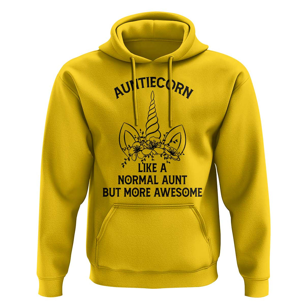 Aunt Unicorn Hoodie Aunticorn Like A Normal Aunt Only More Awesome TS11 Daisy Print Your Wear