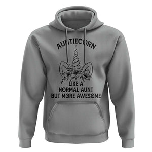 Aunt Unicorn Hoodie Aunticorn Like A Normal Aunt Only More Awesome TS11 Sport Gray Print Your Wear