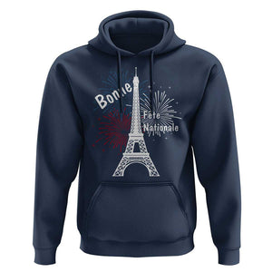 Eiffel Tower France Hoodie Bonne Fete Natiionale Paris Bastille Day TS11 Navy Print Your Wear