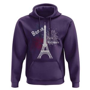 Eiffel Tower France Hoodie Bonne Fete Natiionale Paris Bastille Day TS11 Purple Print Your Wear