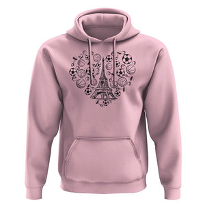 Eiffel Tower France Hoodie Ole French Paris Sport Lover TS11 Light Pink Print Your Wear