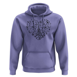 Eiffel Tower France Hoodie Ole French Paris Sport Lover TS11 Violet Print Your Wear