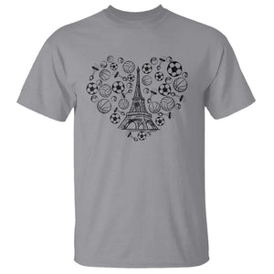 Eiffel Tower France T Shirt Ole French Paris Sport Lover TS11 Sport Gray Print Your Wear